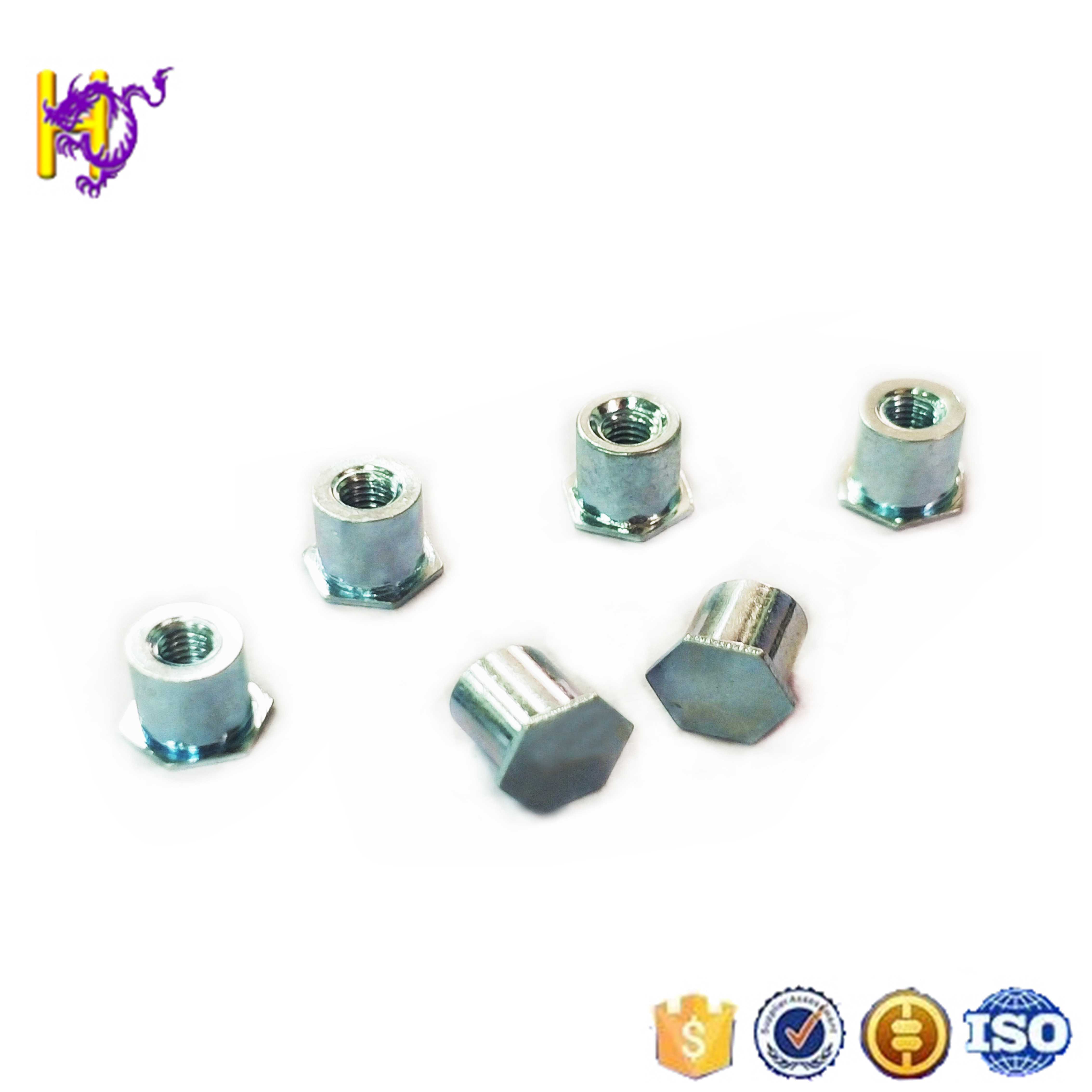 Self Clinching threaded Blind Hole Rivet Nut Inserts For Metal Sheet