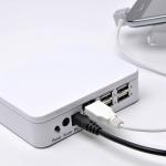 COMER tablets acrylic Desktop shelves with alarm controller display system