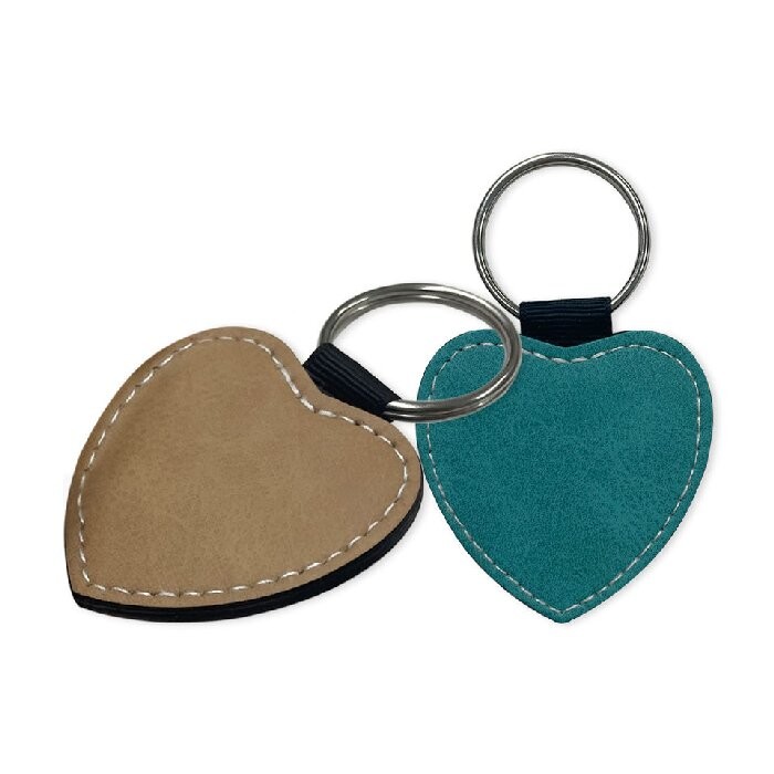Sublimation Blanks Double-Sided Leather Keychain For Sublimation Printing
