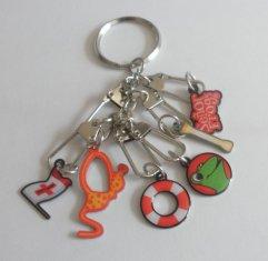 Customer Designs Promotional Metal Keyrings with lower price