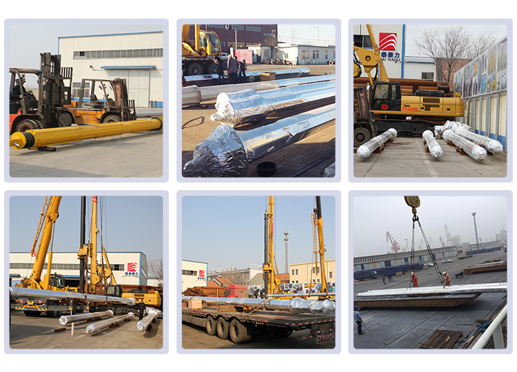 Factory supply high quality OD394 OD419 OD470mm Interlocking kelly bars 43m 55 m kelly bars for drilling piling rigs