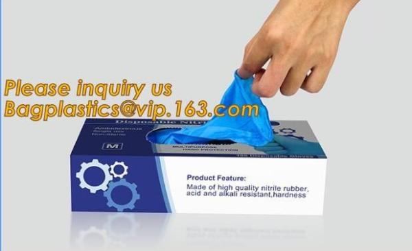 Factory wholesale price nitrile disposable gloves for medical examination use