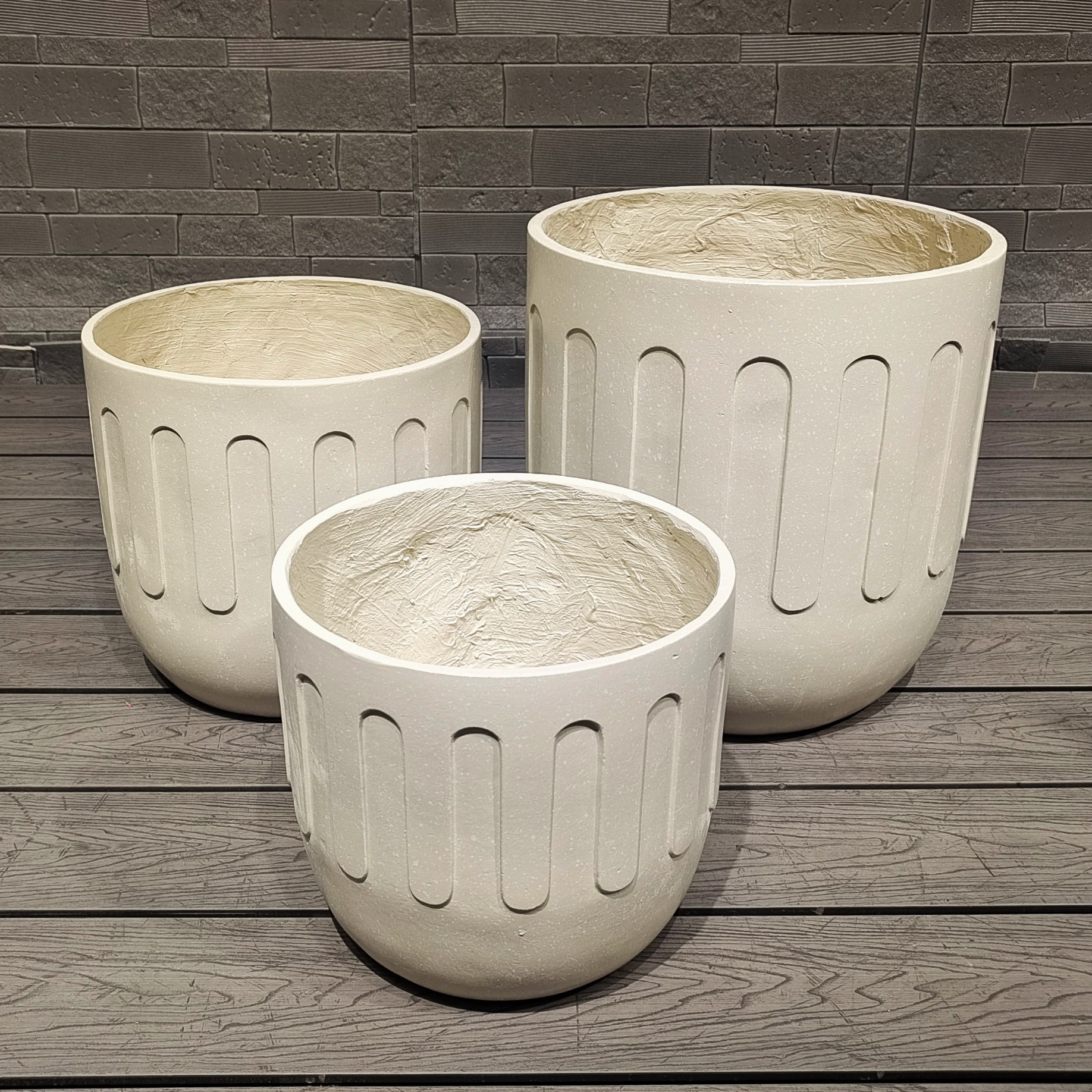 Customed Fiber Clay Planter