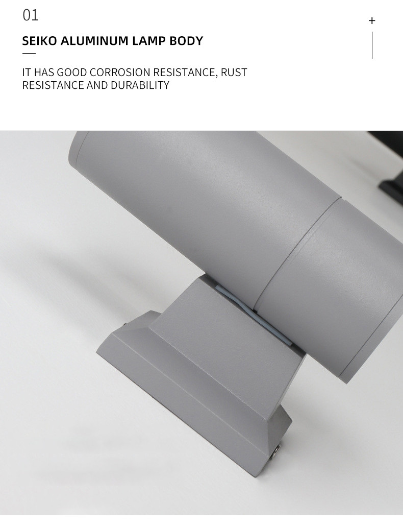 Double Head Shell E27 Outdoor Wall Lamp LED Waterproof Modern Simple 6w
