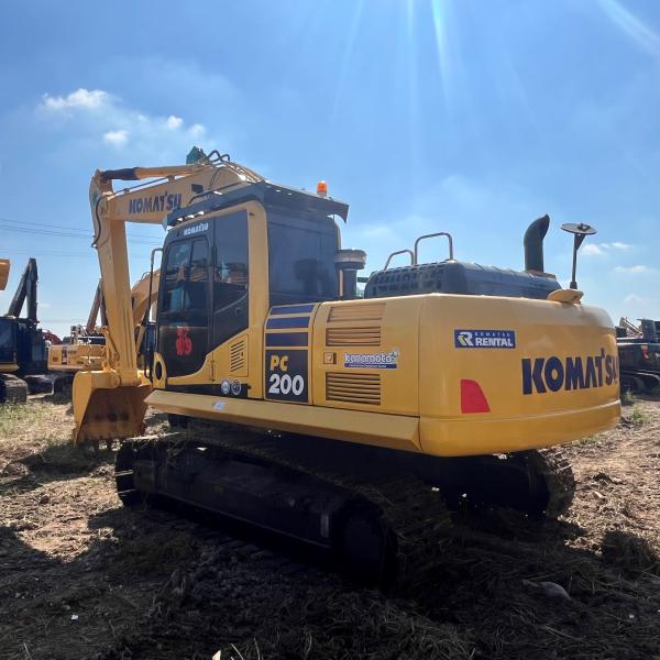 Original Used Komatsu Excavator Machine 20 Ton Digger Escavadora PC200 PC200-6