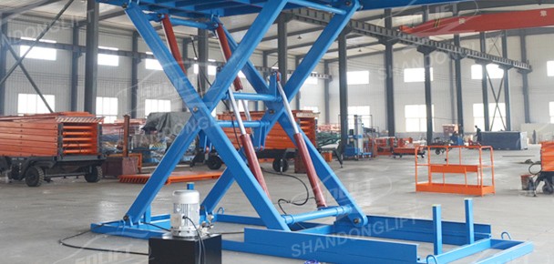 Four Cylinders Hydraulic Lift Table