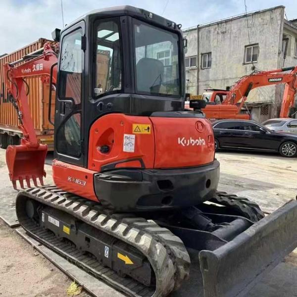 Kubota Excavator 0.19m3 Bucket Capacity Mini Used KX163 Crawler Excavator 0