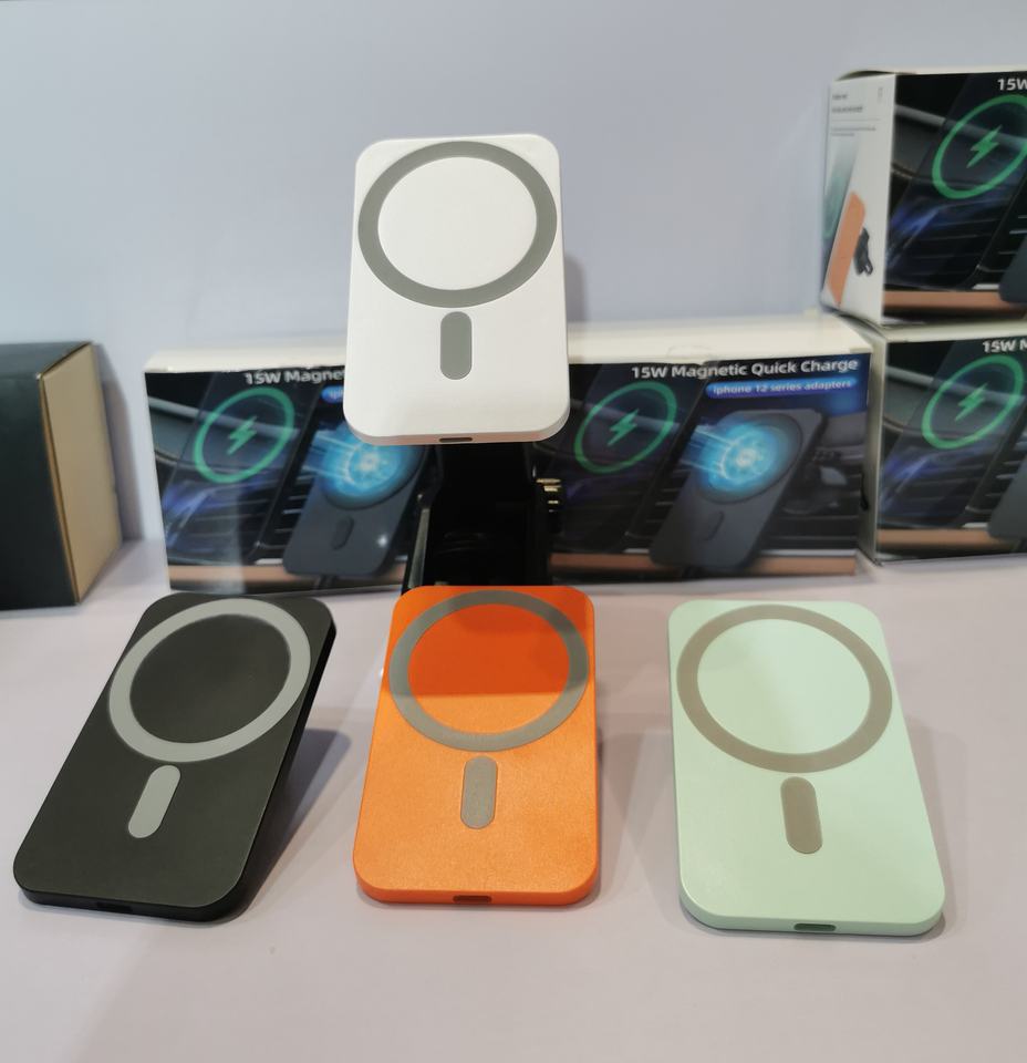 Ce Abs 15w Magnetic Wireless Car Charger Type C