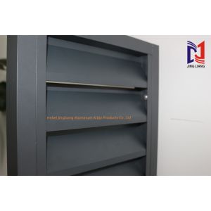 China Customized Aluminum Louver Powder Coating Or PVDF Or Anodized Oxidation For Decoration on sale