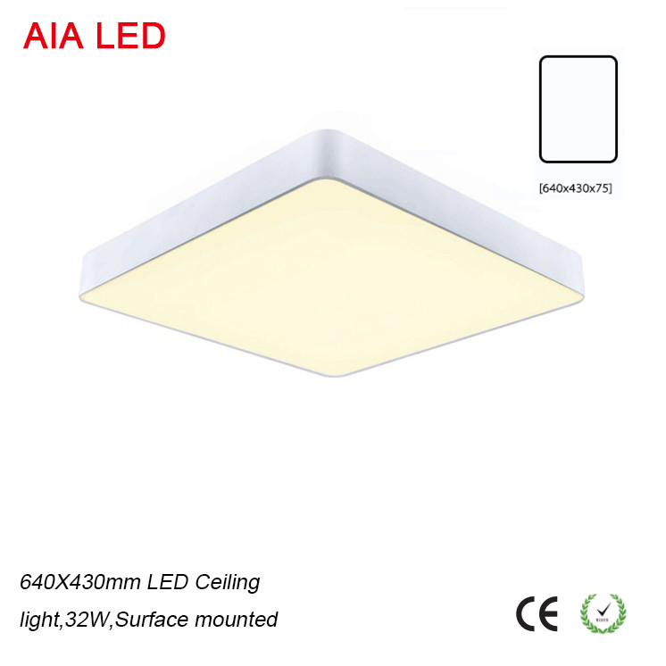 32W 640x430mm Inside high quality white LED Ceiling light for home decoration