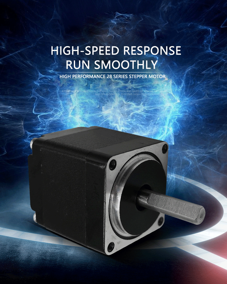Faradyi Stepper Motor High Torque with High Precision Micro Stepper Motor Nema 11 1.8 Degree for 3D Printer Black Custom X27 168