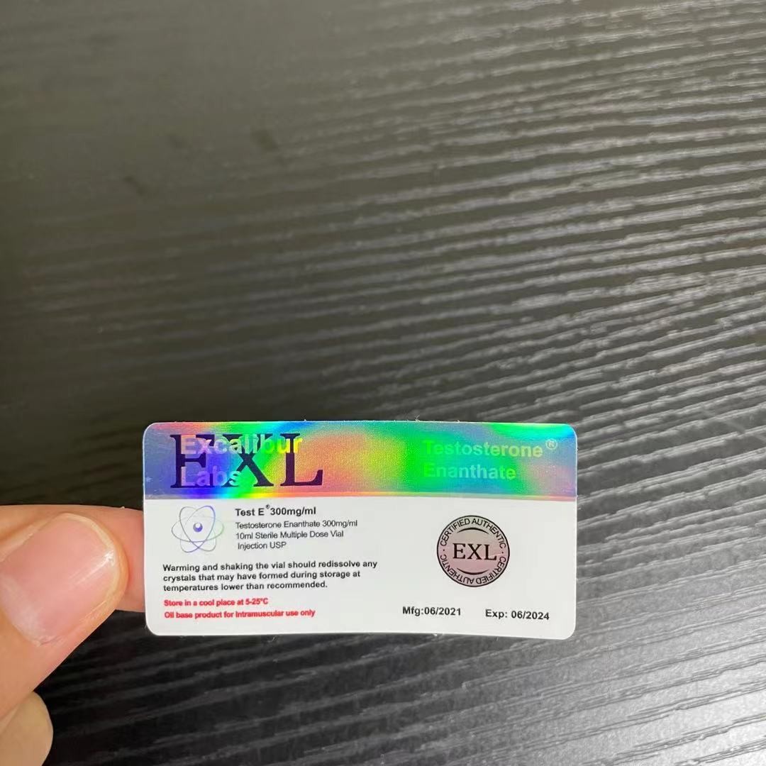 Pharmaceutical Test Cypionate 250mg Hologram 10ml Vial Labels