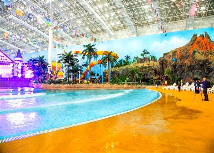 Artificial 2.5m Water Park Wave Pool Powered By Vacuum Pump