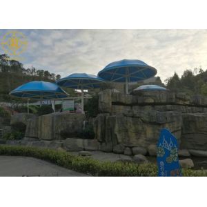 Customized Size Mushroom And Leaf-Shaped Tensile Membrane Structure for Water