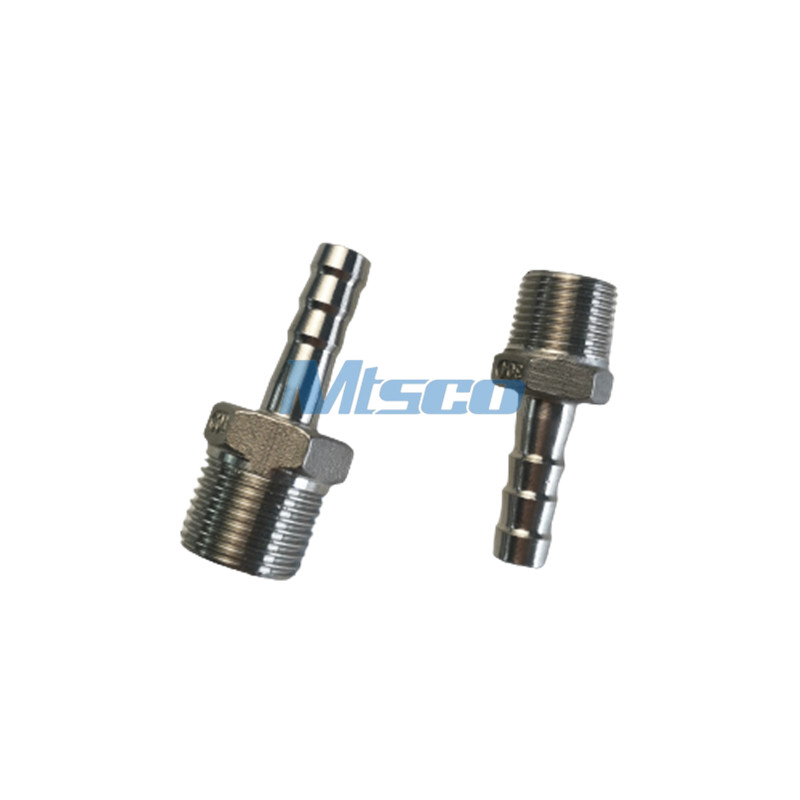 2'' ASTM A351 CF8 Hose Pipe Nipple Casting Fitting NPTM Thread Connection