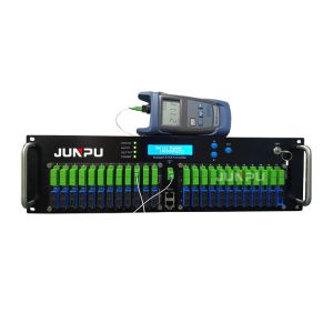 48 port High Power PON eDFA WDM 1550nm 13~23dBm, ftth fttx gpon