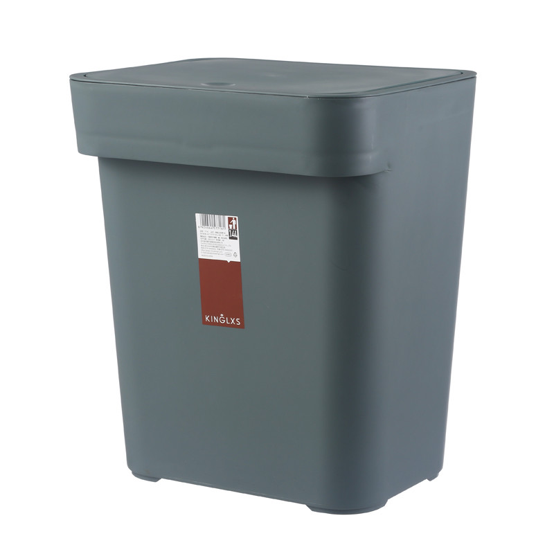 Plastic PP Household Dustbin For Office Toilet Dry And Wet Separation
