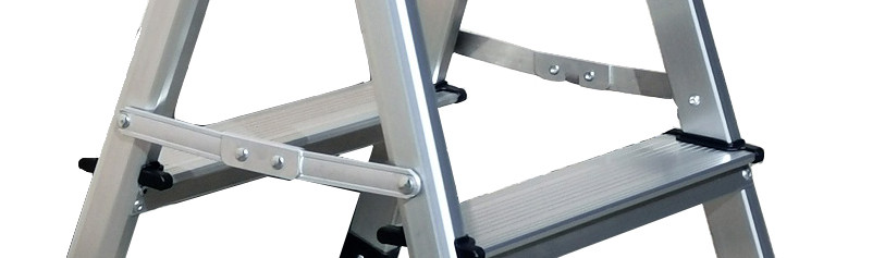 2 - Step Aluminum Folding Step Stool Space Saving Easy To Store