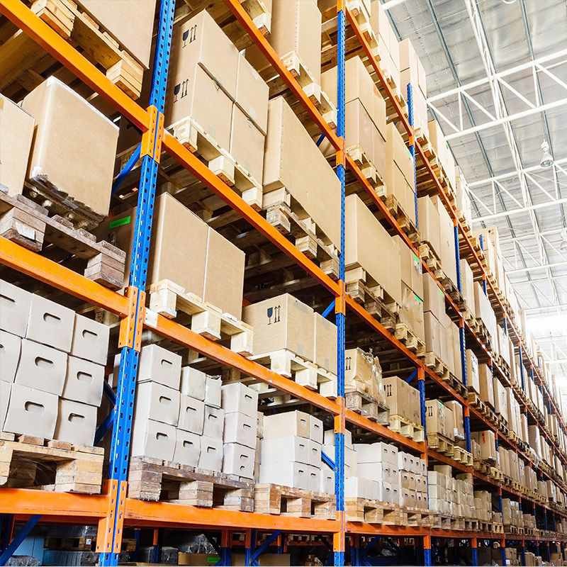 Steel Q235 Beam Racking Multi Level CE Longspan Garage Shelving