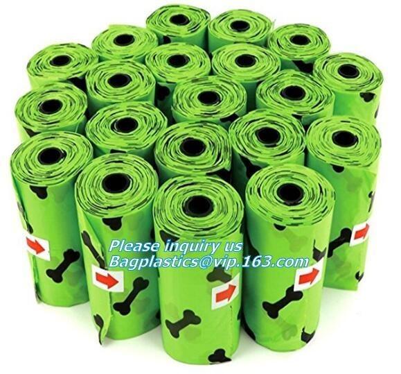 Cornstarch Based Eco Compostable Dog Poop Pick Bag - 4Refill Rolls,60Bags,
