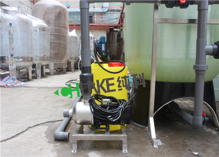 FRP Pretreatment Tank Ro Water Treatment Plant Reverse Osmosis With CIP & Grundfos Pump