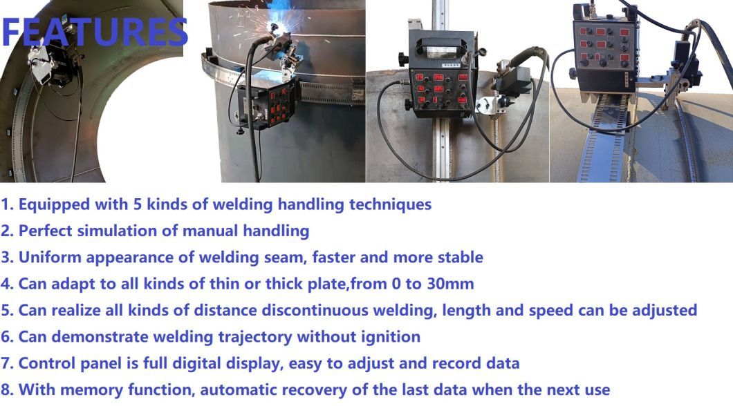 Tank Welding Carriage Swing Type Welding Tractor