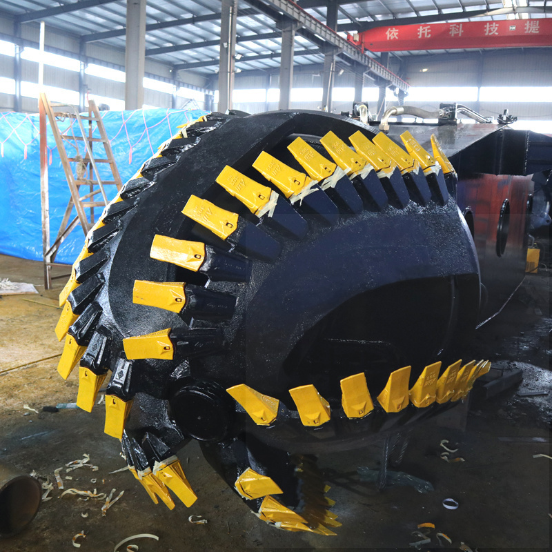 Diesel Engine Hydraulic Control Water Flow 5500m 24 Inch Cutter Suction Dredger with Underwater Pump Dredging Machine