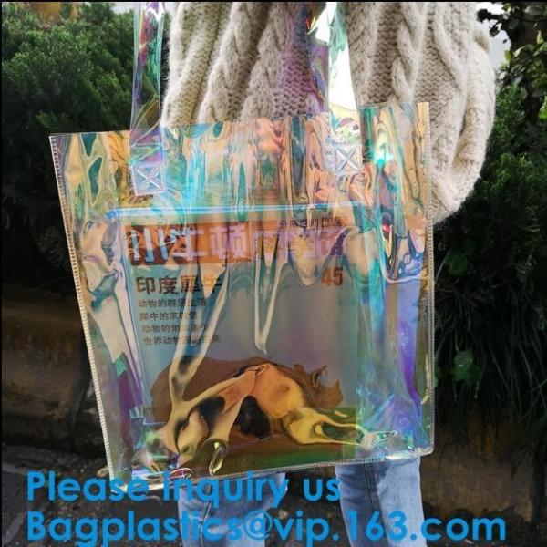 Fashion Hologram Laser Handbag Purse Shoulder Summer Beach Bag for Women,women