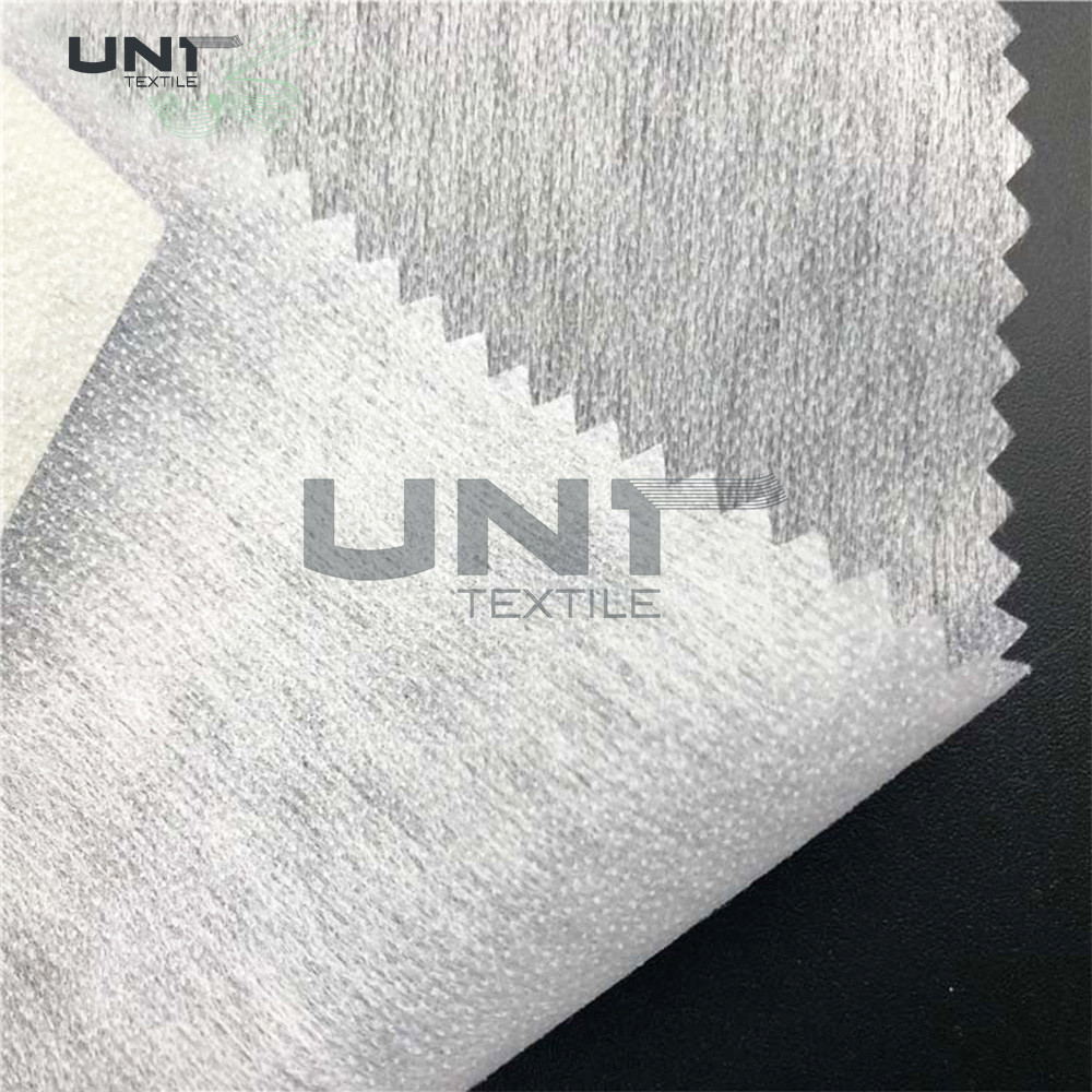 Cost-effective Rolling Fusing Interlining Fabric Non Woven Interlining Double Dot Interlining For Garment Lamination