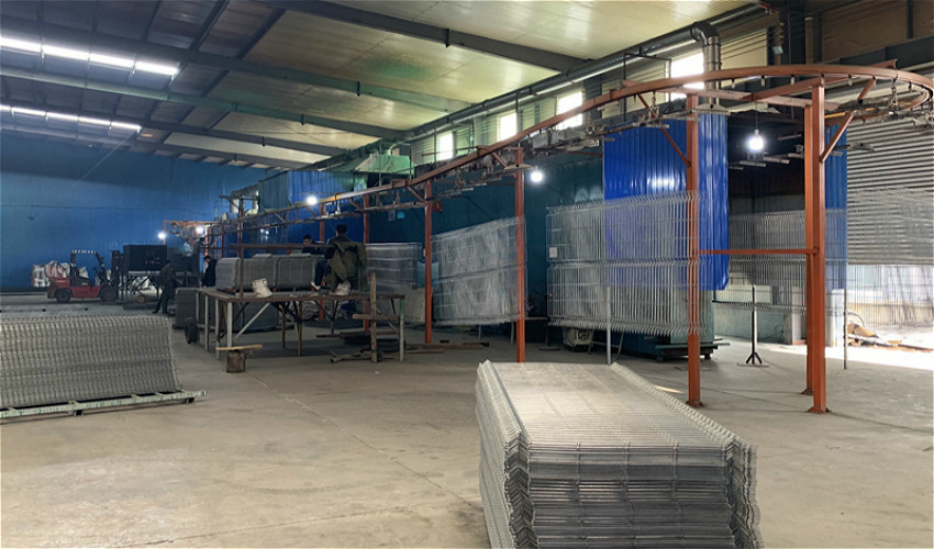 Pvc Coated Galvanised Anti Climb Fencing High Security For Airport