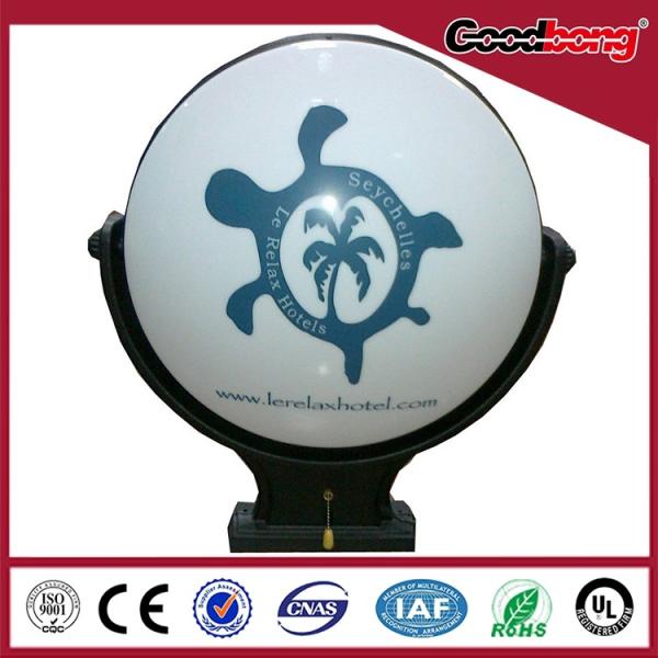 Wall Hanging Light box, Rotating Round Light Box , Vaccum Forming Acrylic light