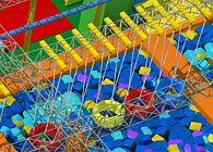 Professional Trampoline Park Equipment Rectangle Bungee For Children Adults