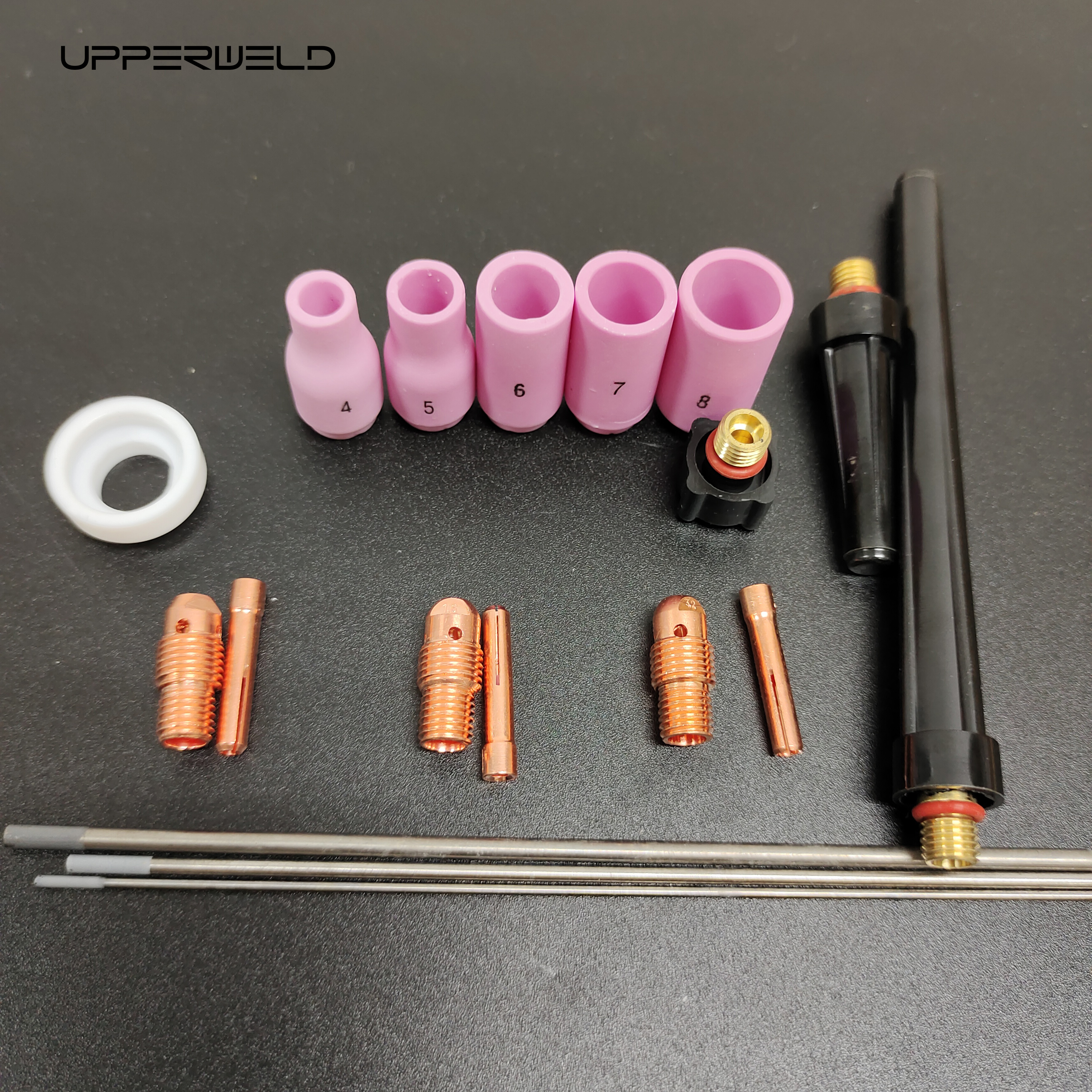 Large TIG Gas Lens Alumina Nozzle Ceramic Cups for WP 9 17 20 18 26 TIG Welding Torch