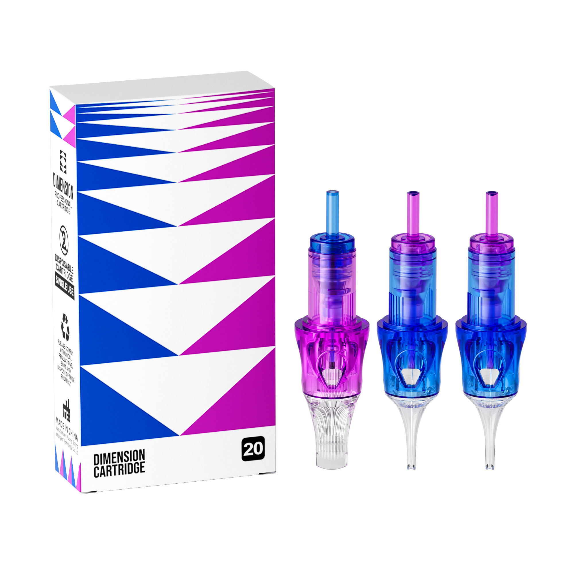 Disposable Cnc Tattoo Needles 20Pcs Per Box Tattoo Pen Needle Cartridges