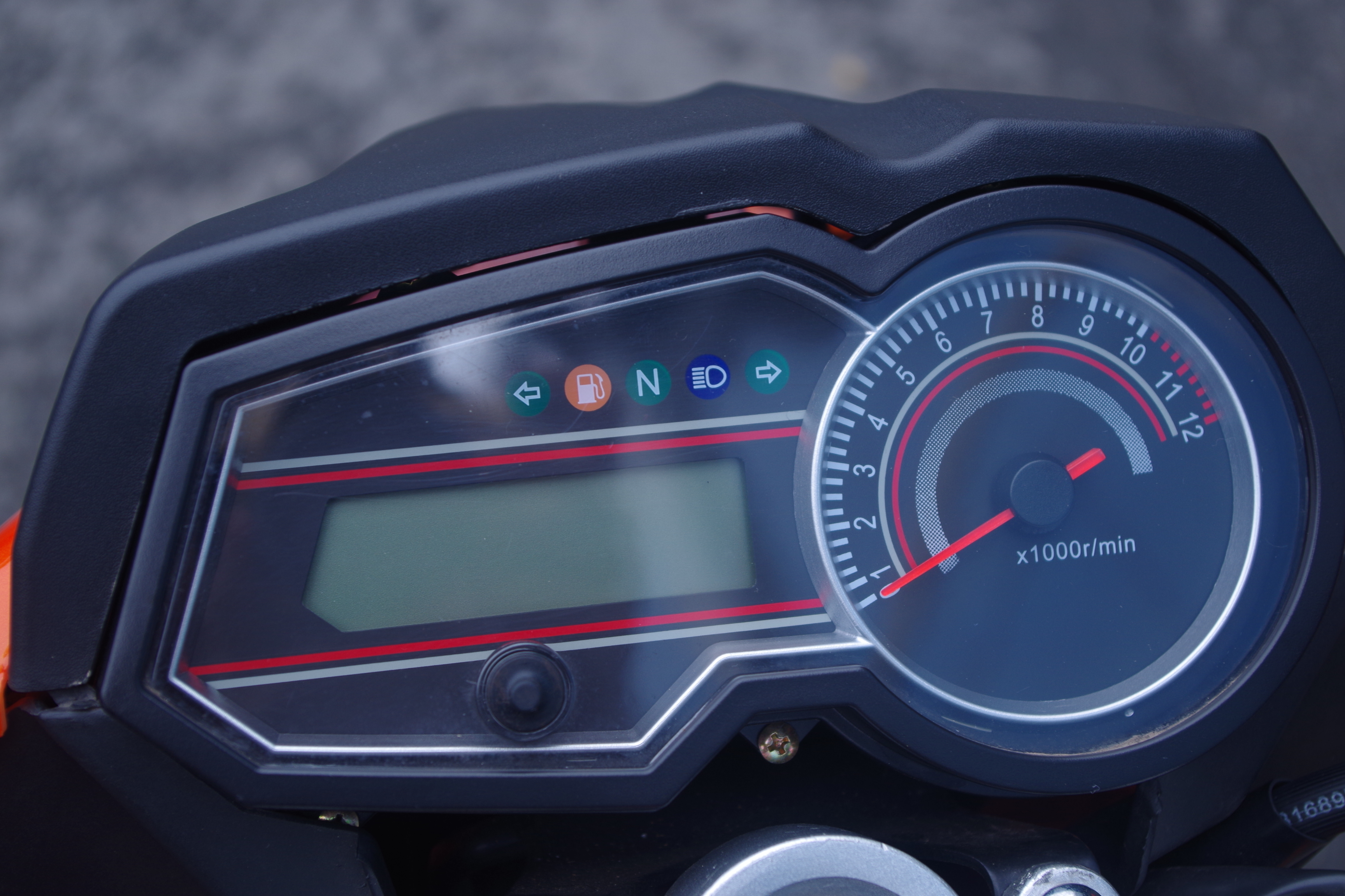 Automatic ZS Engine 200cc Racing Bike Motorcycle With Single Cylinder