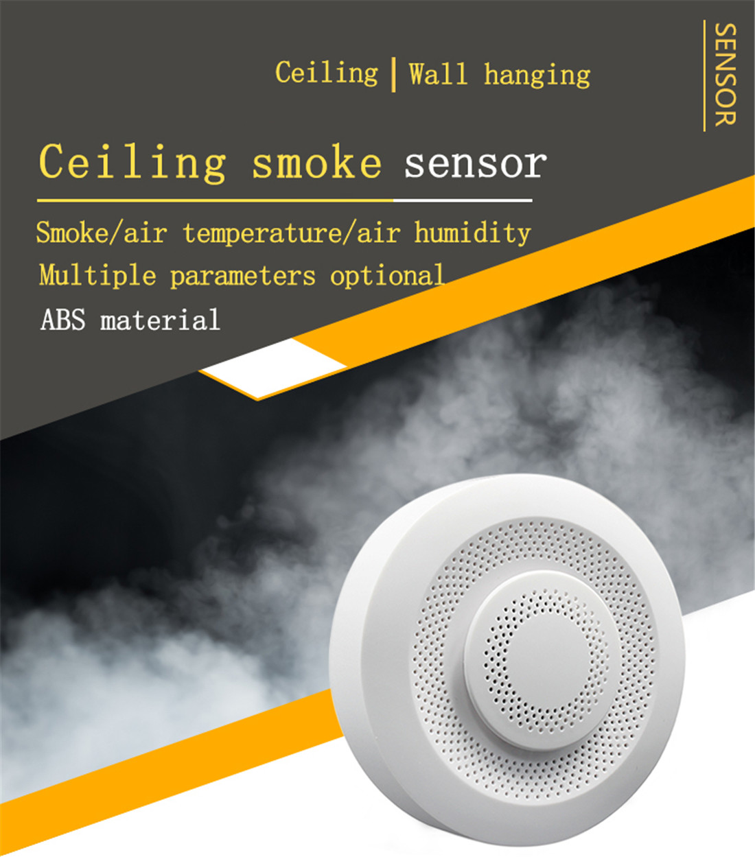 Tuya Zigbee Wifi Smart Home Air Box C02 Carbon Dioxide Detector Alarm Detector Formaldehyde VOC Sensor Temperature Humi