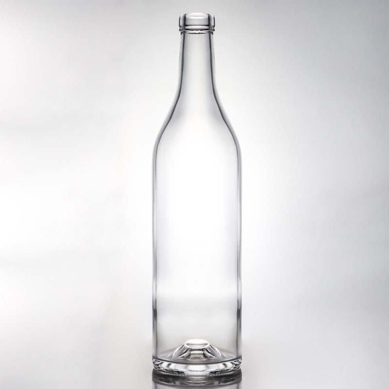 Customizable Capacity and Shape Screw Cap Glass Bottle for Rum Vodka Whisky Tequila Gin