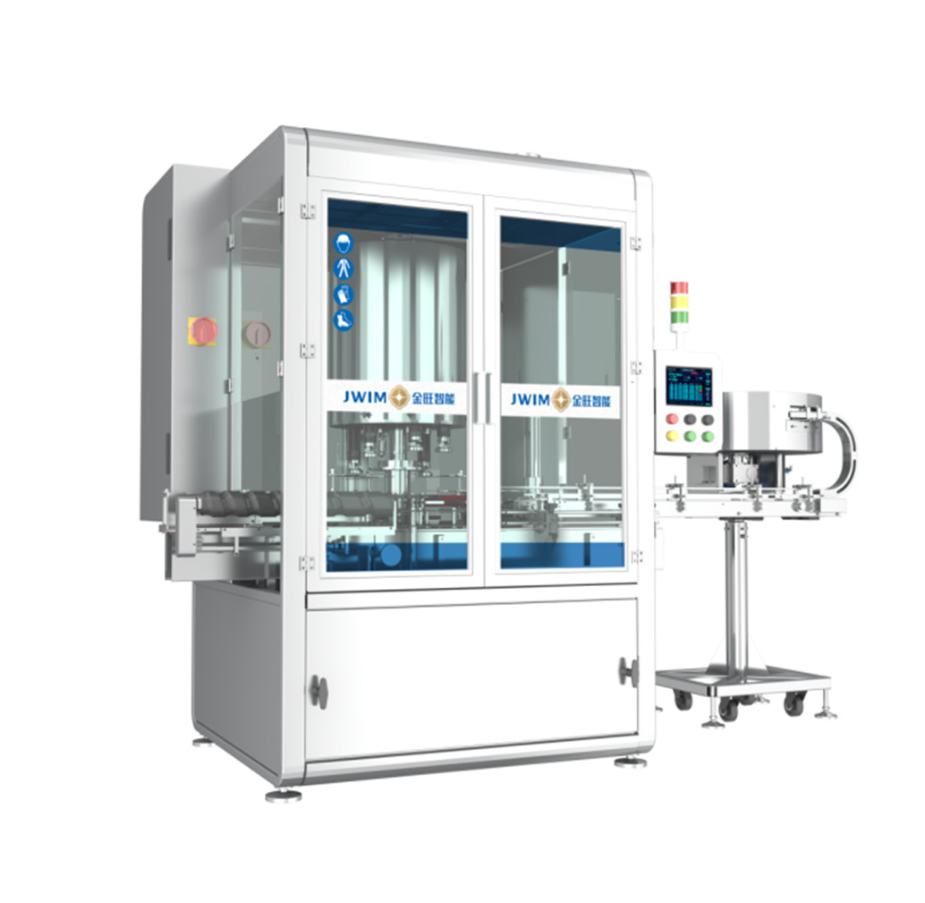 Fertilizer 1-5L Drum Eight Head Automatic Rotary Capping Machine