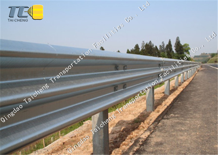 Corrugated Steel Roller Crash Barrier System For Roadside Guardrail