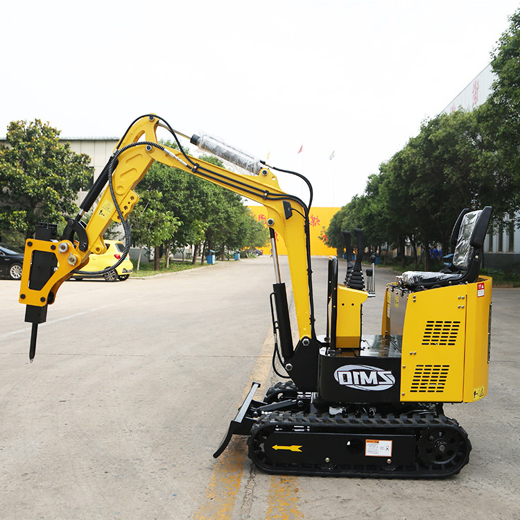 Farmland 1t Small Digger Maximum Excavation Height 2620mm Agricultural Track Mini Excavator