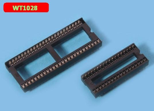 Narrow Body 1.778mm 16 Pin Dip Ic Socket WT1028 Oem Odm Service