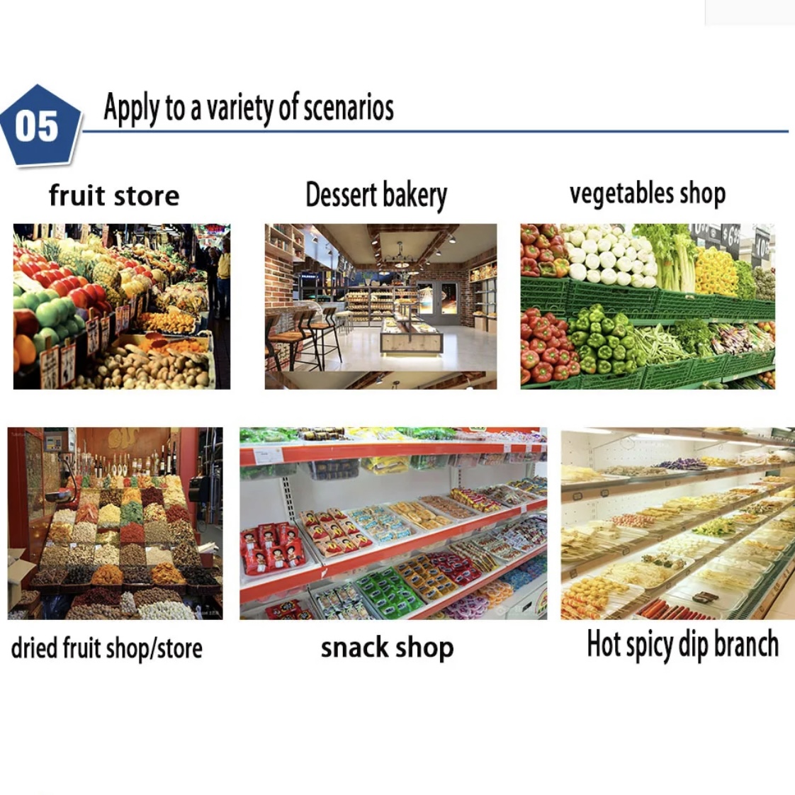 Main Display 12.5''/15''/15.6'' HD Main Screen Smart POS AI Scale with Barcode Label Recognition and Auto Weighing