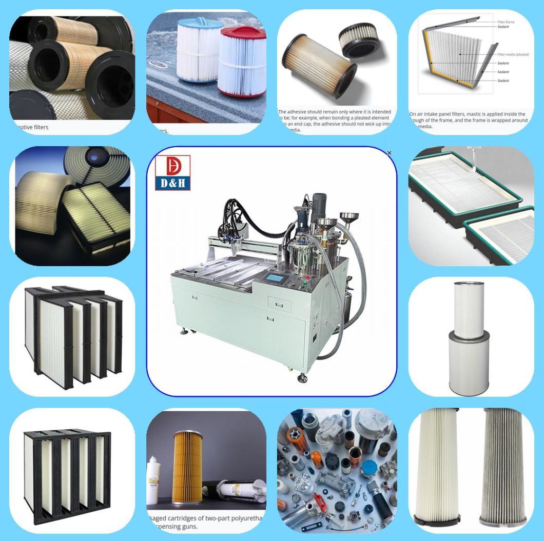 Filtration Bonding Machine Auto Ab Potting and Dispensing Machine Two Part Bonding Machine