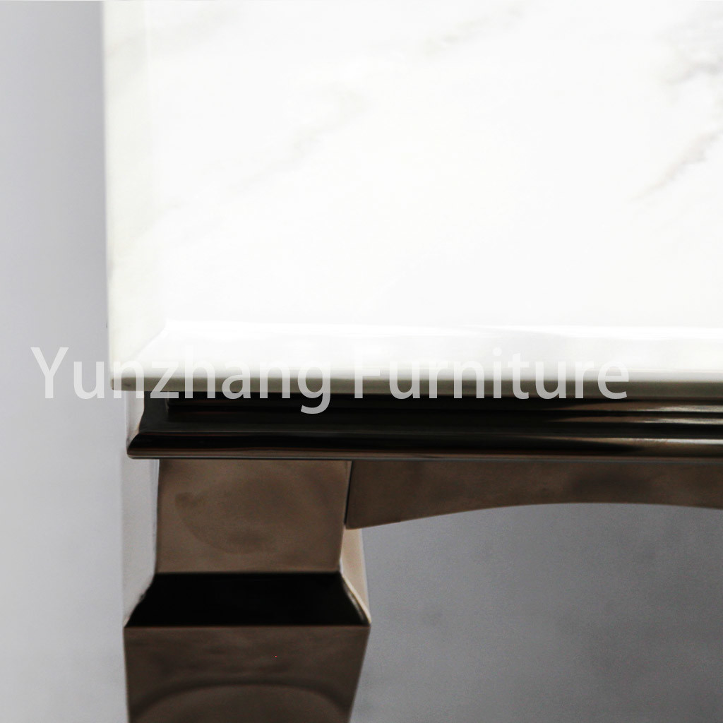 Marble / Glass Simple Design Dining Table Dining Room Set Furniture For Home / Hotel Use