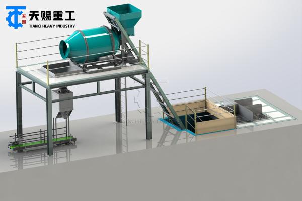 Compound Fertilizer Mixer Production Line Sulfuric Acid Fertilizer BB Fertilizer