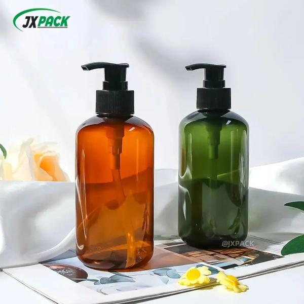 Luxury Bottle Plastic Shampoo Bottle For Hair Conditioner Round Shoulder Flip