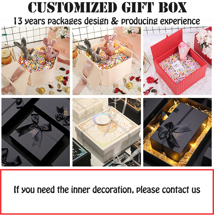 ODM Bulk Cardboard Gift Packaging Box Design Black Present Boxes For Lipstick Perfume