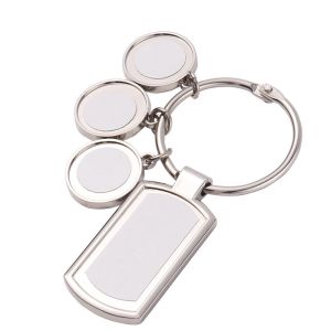Custom Promotional Gift Keychain Blank Design Sublimation Charms Set Keychains