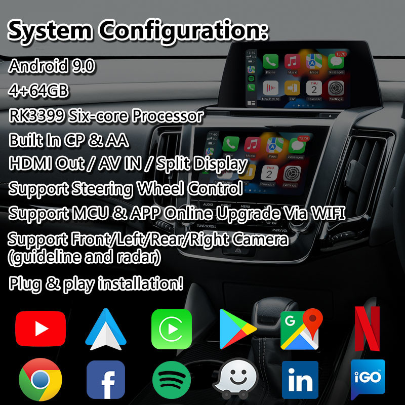 Lsailt Android Multimedia Video Interface for Toyota Crown S220 2018-2023 With Carplay