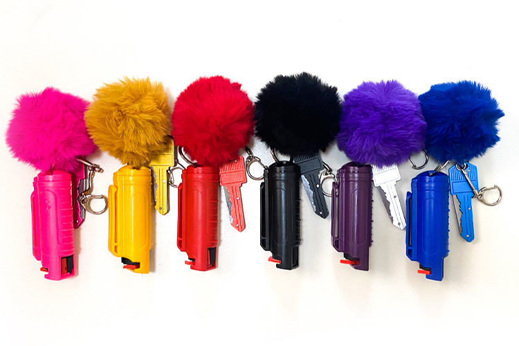 15 FEET Women'S Self Defense Spray Keychain For Easy Access